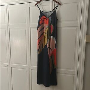 SHEIN Multicolor Abstract Maxi Dress